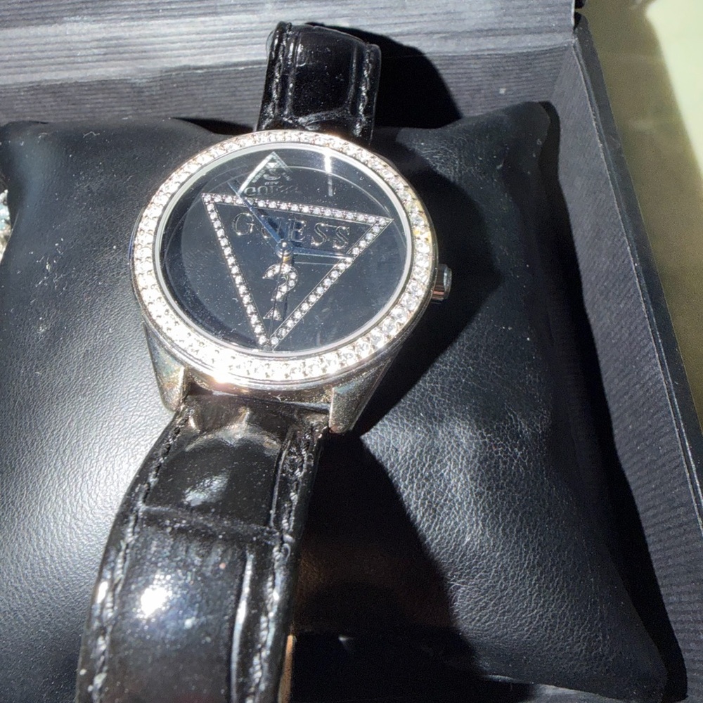 Guess Silver and Black watch